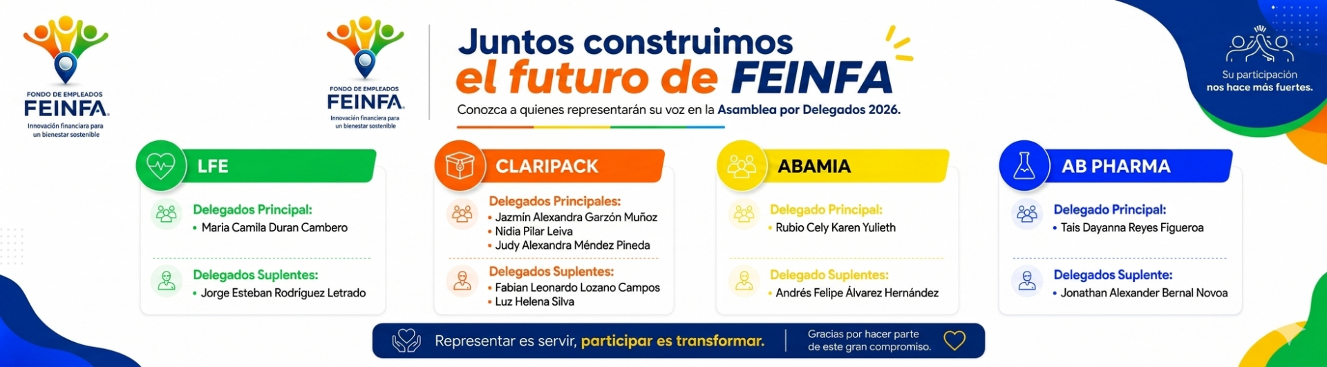 CONVOCATORIA POR DELEGADOS 2026