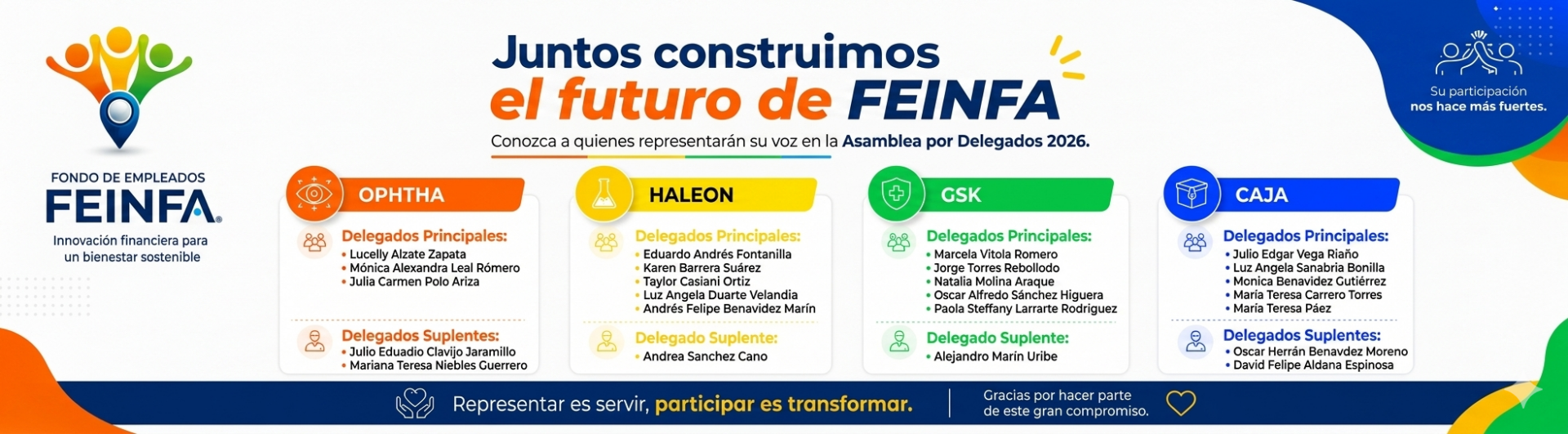 CONVOCATORIA POR DELEGADOS 2026
