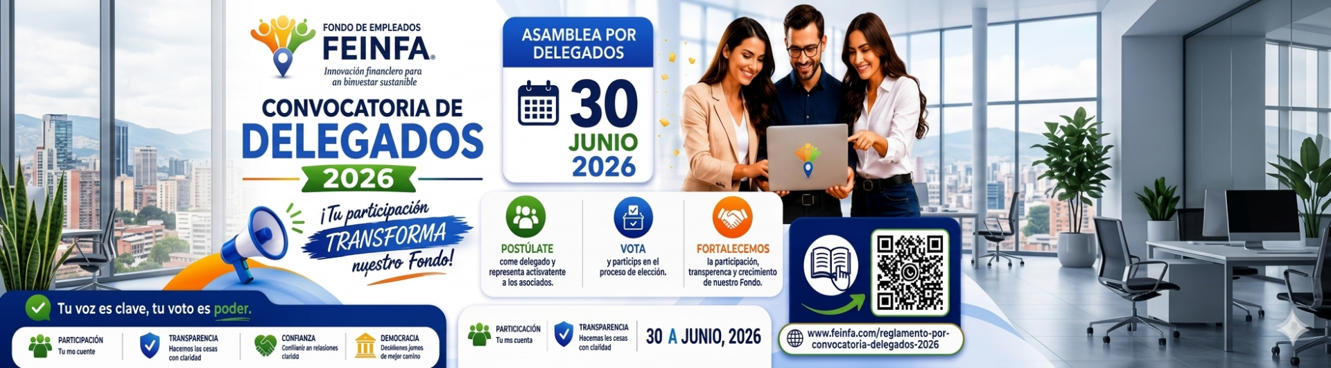 CONVOCATORIA POR DELEGADOS 2026